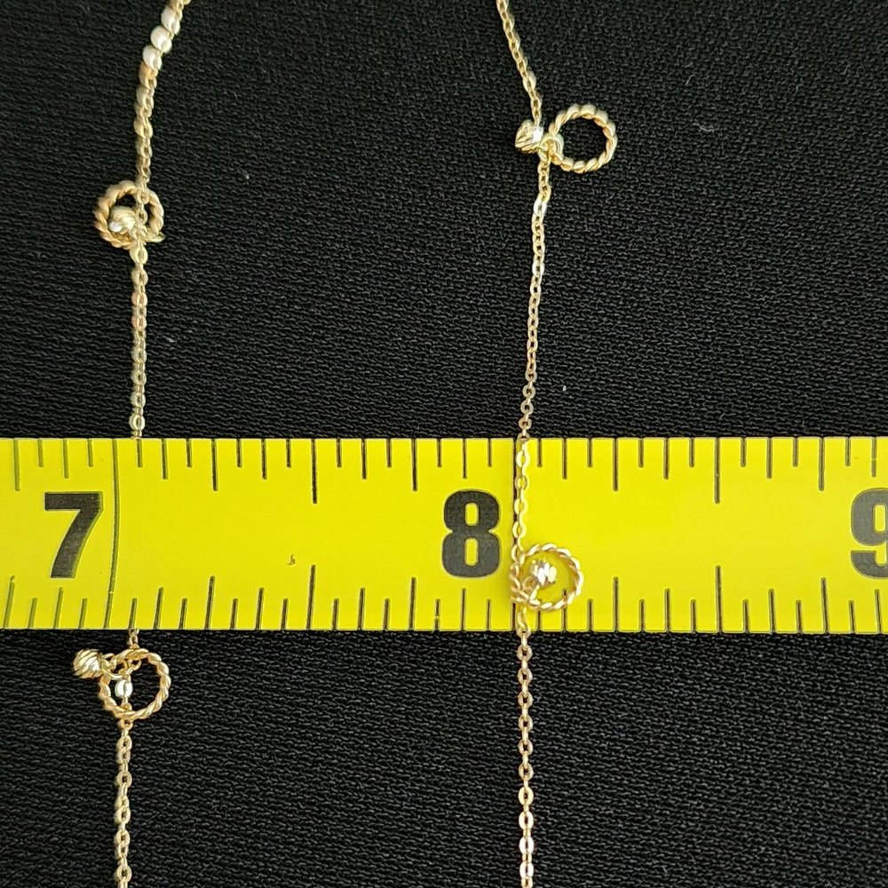 Gold anklet - Picture 3 of 12